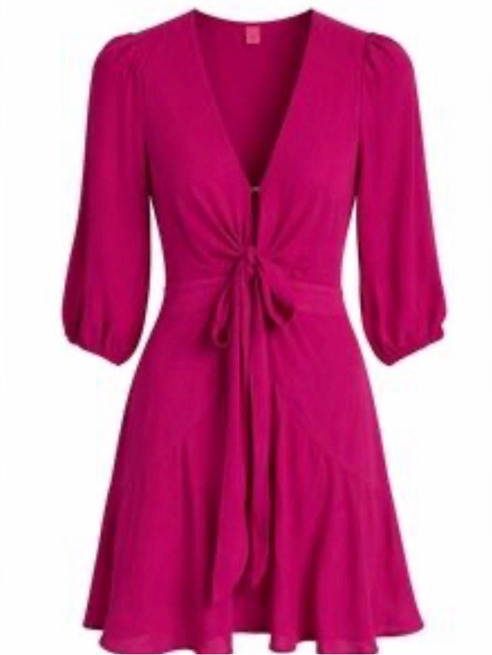 Farm Rio Tie front mini dress